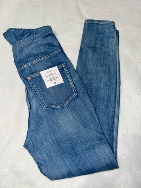 H&M Light Blue Skinny Maternity Jeans